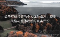 关于红桃视频的个人体验备忘：视觉风格与整体观感的真实评价