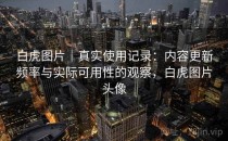 白虎图片｜真实使用记录：内容更新频率与实际可用性的观察，白虎图片头像
