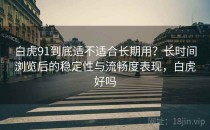 白虎91到底适不适合长期用？长时间浏览后的稳定性与流畅度表现，白虎好吗