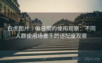 白虎图片｜偏日常的使用观察：不同人群使用场景下的适配度观察