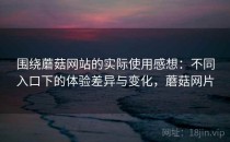 围绕蘑菇网站的实际使用感想：不同入口下的体验差异与变化，蘑菇网片