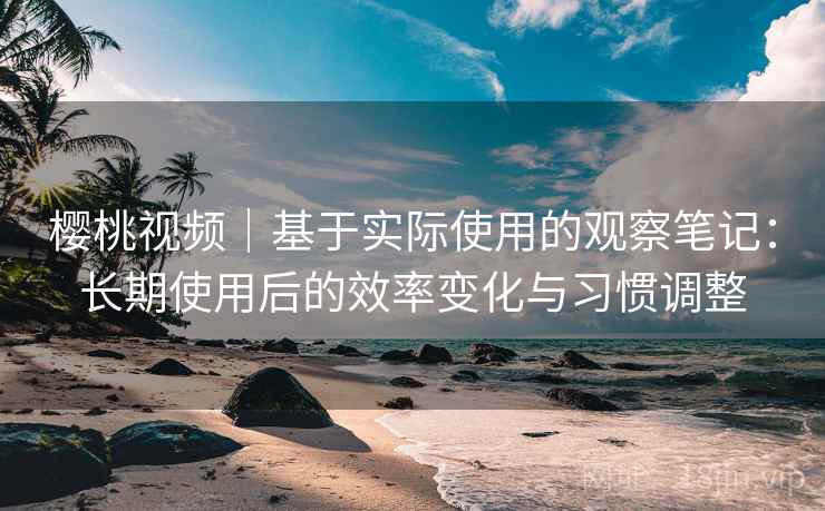 樱桃视频｜基于实际使用的观察笔记：长期使用后的效率变化与习惯调整  第1张